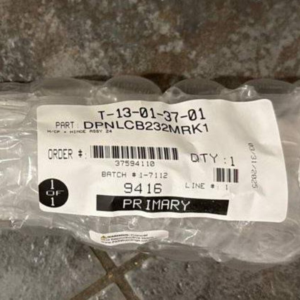 DPNLCB232MRK1 Control Panel + HINGE ASSY BRAND NEW OEM  SEALED